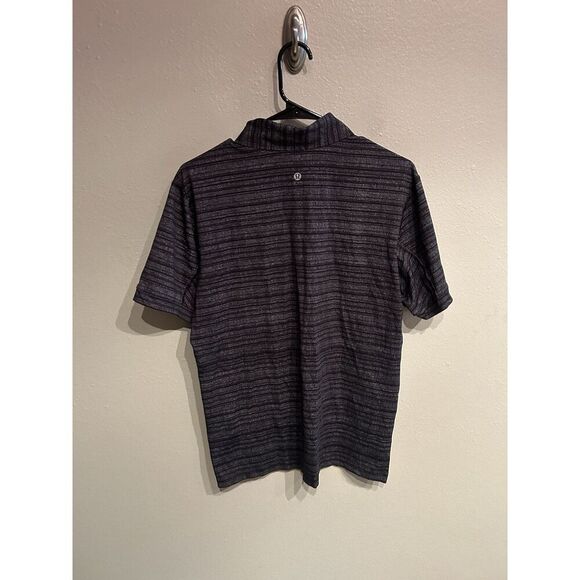 Lululemon Propel Polo Mens Size Medium Gray Performance Shirt - Picture 5 of 6
